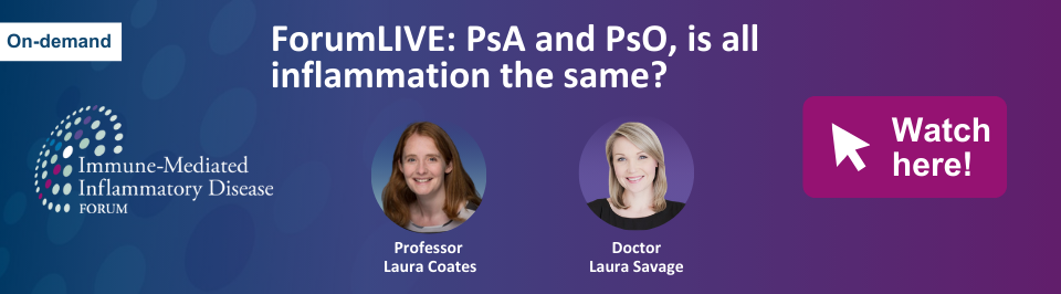 ForumLIVE 'PsA and PsO, is all inflammation the same?'